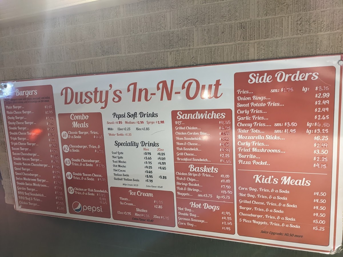Dusty's In-N-Out Menu - Image 4